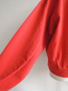 メゾンエウレカ SLACK SWEAT SHIRT スウェット 赤 F 中古・古着通販】MAISON EUREKA (メゾンエウレカ) SLACK SWEAT SHIRT